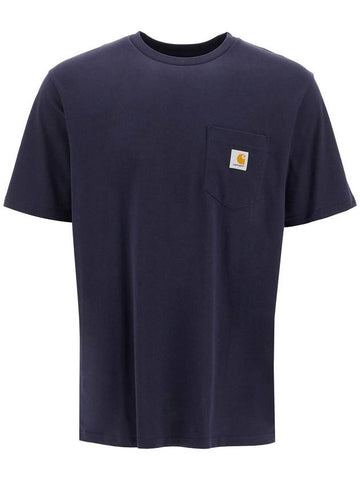 t-shirt with chest pocket - CARHARTT WIP - BALAAN 1