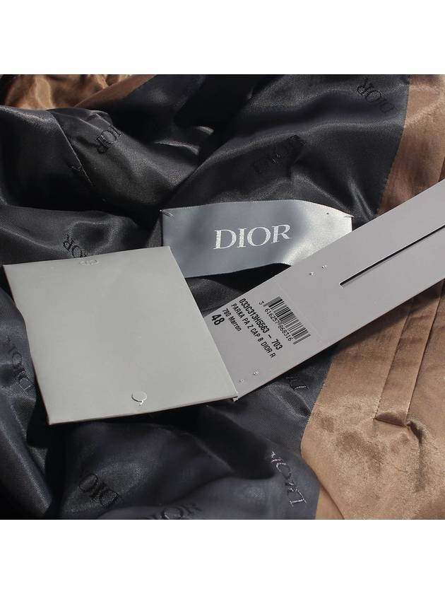 Logo Technical Jacket Brown - DIOR - BALAAN 10