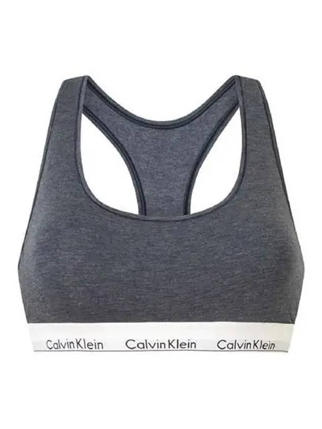 Women s Logo Band Sports Bra Navy - CALVIN KLEIN - BALAAN 1