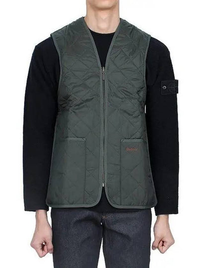 Quilted Waistcoat Zip In Liner Vest Olive - BARBOUR - BALAAN 2