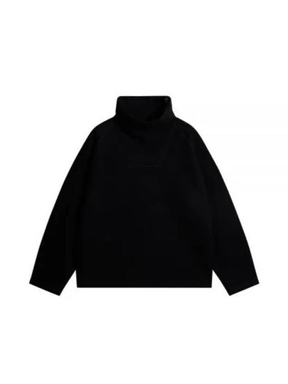 Men's Armond Wool Anorak Sweater Black - J.LINDEBERG - BALAAN 2