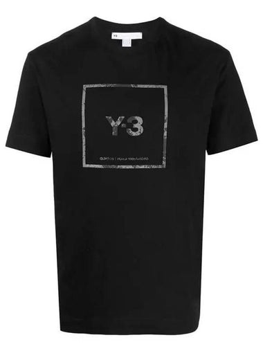 Y3 reflective logo short sleeve tshirt - YOHJI YAMAMOTO - BALAAN 1