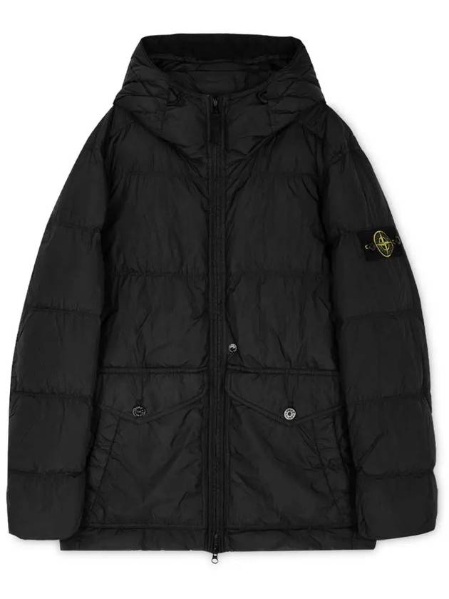 Crinkle Reps Re-Nylon Down Padding Black - STONE ISLAND - BALAAN 2