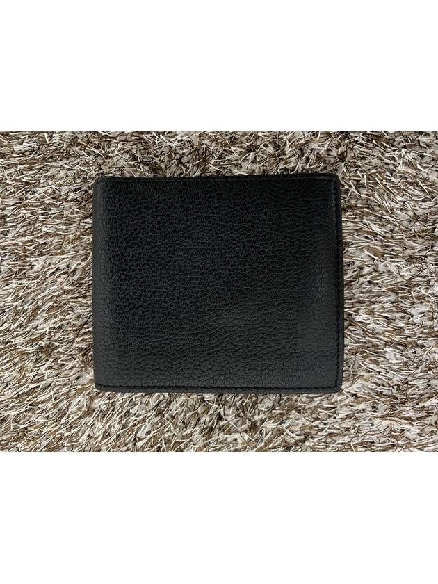 Black band logo leather wallet - GUCCI - BALAAN 3