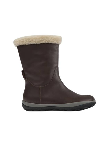 Peu Pista Gore-Tex Leather Winter Boots Brown - CAMPER - BALAAN 1