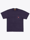 Pocket short sleeve t shirt navy HM28CS031 - HUMAN MADE - BALAAN 1