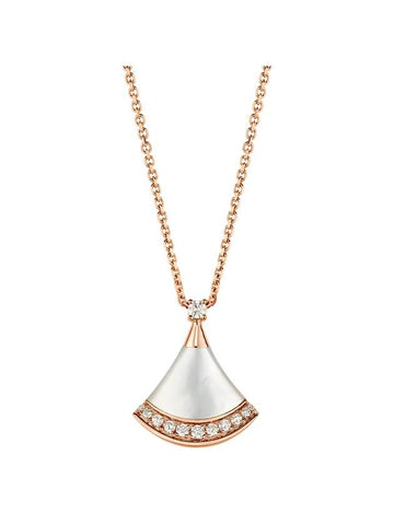 Divas Dream Diamond Necklace Rose Gold - BVLGARI - BALAAN 1