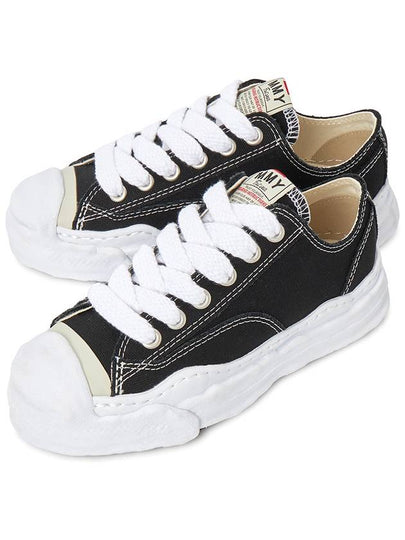 Hank OG Sole Low Top Sneakers Black - MAISON MIHARA YASUHIRO - BALAAN 2