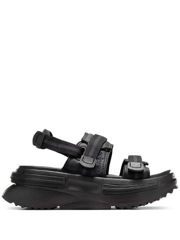 Run Star Utility Sandals Black - CONVERSE - BALAAN 1