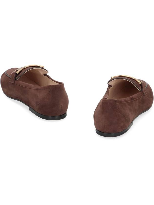 Women's Kate Suede Loafers Brown - TOD'S - BALAAN 5