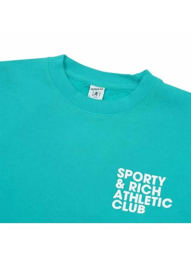 Excellent Crewneck Sweatshirt Turquoise - SPORTY & RICH - BALAAN 5