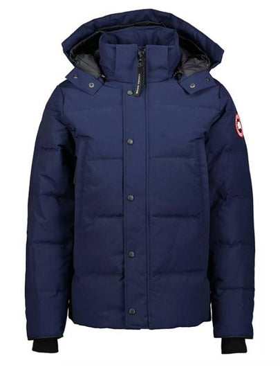 Wyndham Logo Patch Padding Navy - CANADA GOOSE - BALAAN 2