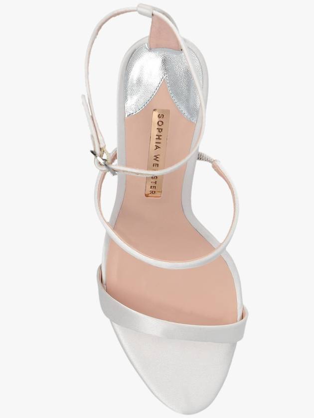 Sophia Webster ‘Rosalind’ Heeled Sandals In Satin, Women's, Cream - SOPHIA WEBSTER - BALAAN 6