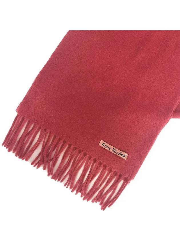 Studios Heavy Small Muffler Mineral Red - ACNE STUDIOS - BALAAN.