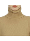 Maldive Puff Sleeve Wool Cashmere Turtleneck Camel - MAX MARA - BALAAN 6