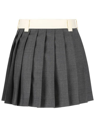 Miu Miu Skirts Grey - MIU MIU - BALAAN 2