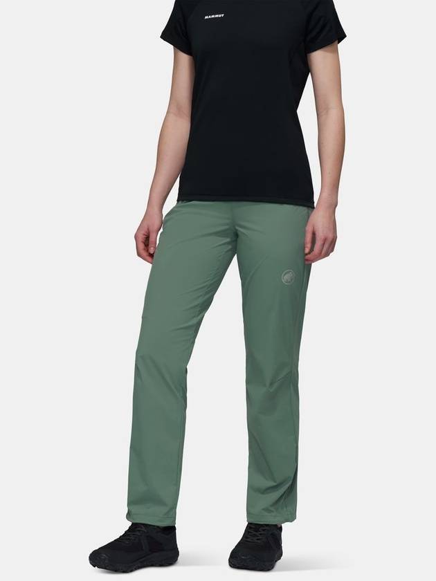 Women's Runbold Light Slim Fit Pants Dark Jade - MAMMUT - BALAAN 6