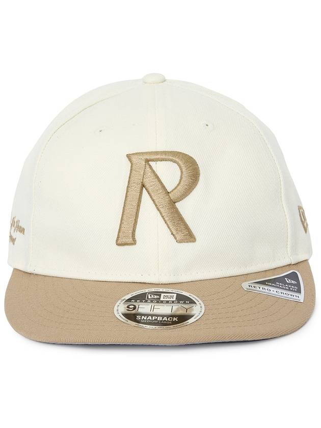 Initial Retro Crown 9 Fifty Snapback Cream Mushroom - REPRESENT - BALAAN 3