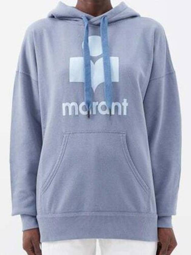 Women s Etoile Logo Hoodie GREYISHBLUE SIZE38 SW036222A044E - ISABEL MARANT - BALAAN 4