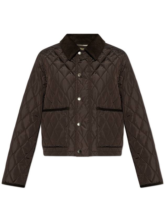 Burberry Quilted Jacket, Women's, Brown - BURBERRY - BALAAN 1