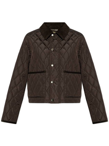 Burberry Quilted Jacket, Women's, Brown - BURBERRY - BALAAN 1