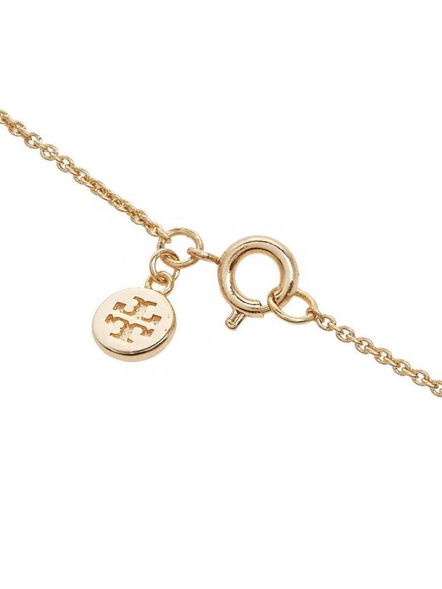 Miller Pave Logo Delicate Necklace Gold - TORY BURCH - BALAAN 9