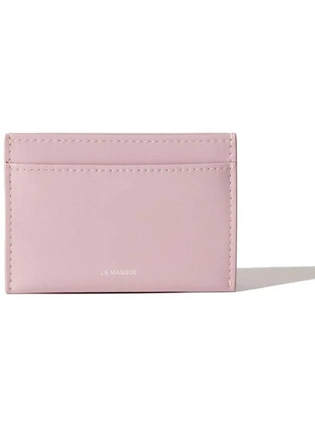 Saddle Slim Mini Transportation Card Wallet Baby Pink - LE MASQUE - BALAAN 4