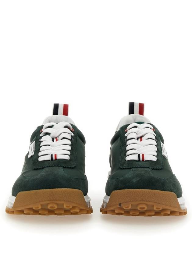 Clear Sole Tech Runner Low Top Sneakers Green - THOM BROWNE - BALAAN 6