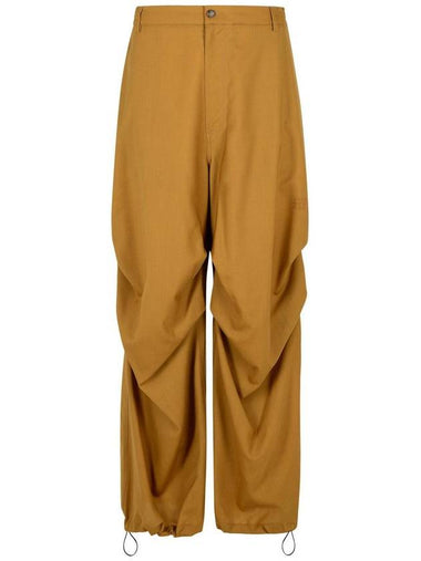 Mm6 Maison Margiela Beige Virgin Wool Trousers - MAISON MARGIELA - BALAAN 1