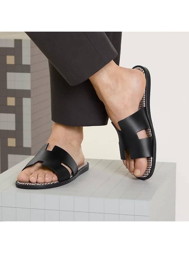 Izmir Sandals Noir - HERMES - BALAAN 3