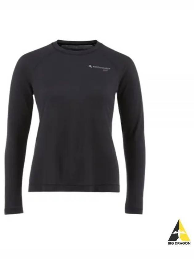 Geroa LS Tee Woman Raven 10366 961 - KLATTERMUSEN - BALAAN 2