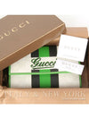 Logo Tri-Fold Half Wallet Green White - GUCCI - BALAAN 8