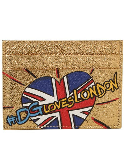 DG Love London Card Wallet Gold - DOLCE&GABBANA - BALAAN 2