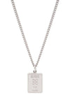 Gram Signature Bar Necklace Silver - BE/GINS - BALAAN 3