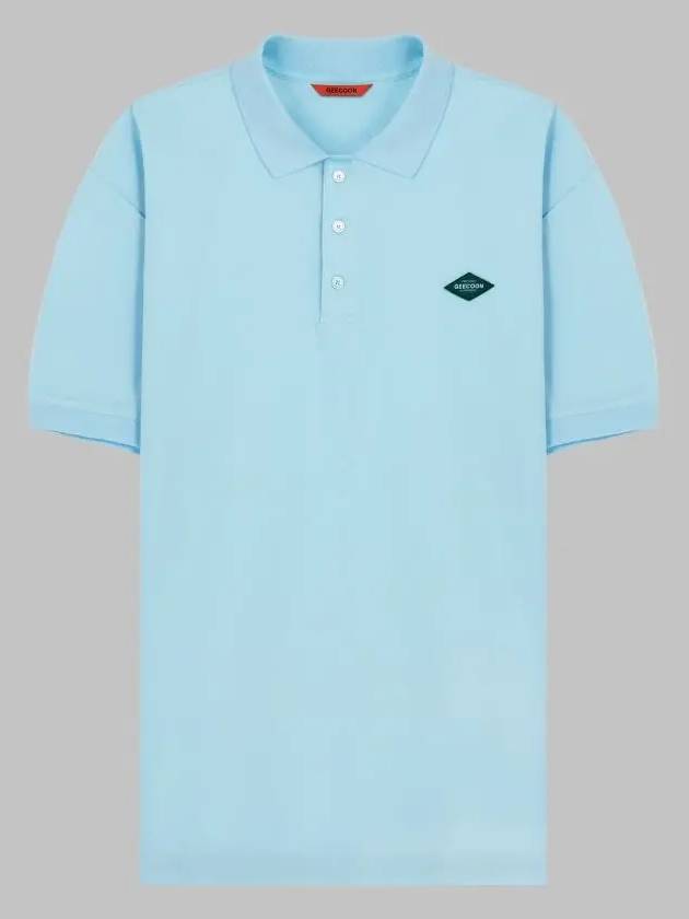 Original short sleeve pique shirt GEE245 102 sky blue - GEECOON - BALAAN 5