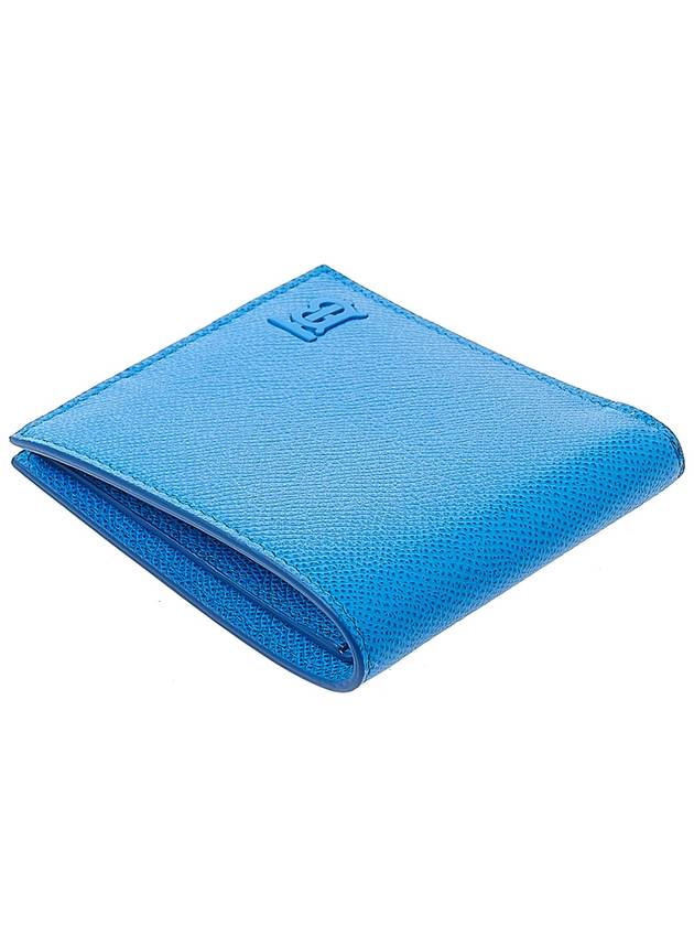 TB Logo Bifold Grainy Leather Half Wallet Vivid Blue - BURBERRY - BALAAN 5