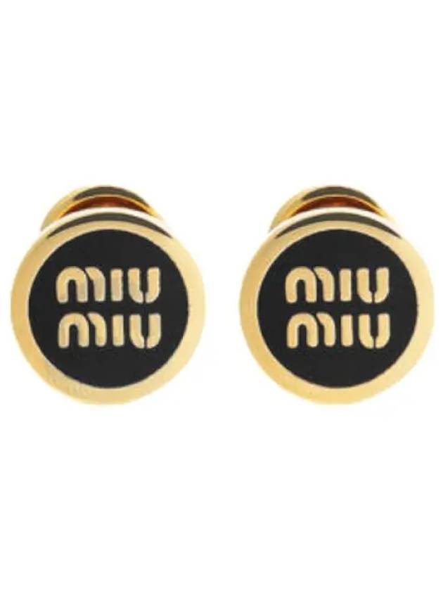 Enamel metal earrings - MIU MIU - BALAAN 1