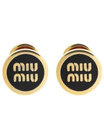 Enamel metal earrings - MIU MIU - BALAAN 1