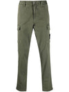 Waffen Patch Cargo Straight Pants Sage Green - STONE ISLAND - BALAAN 1