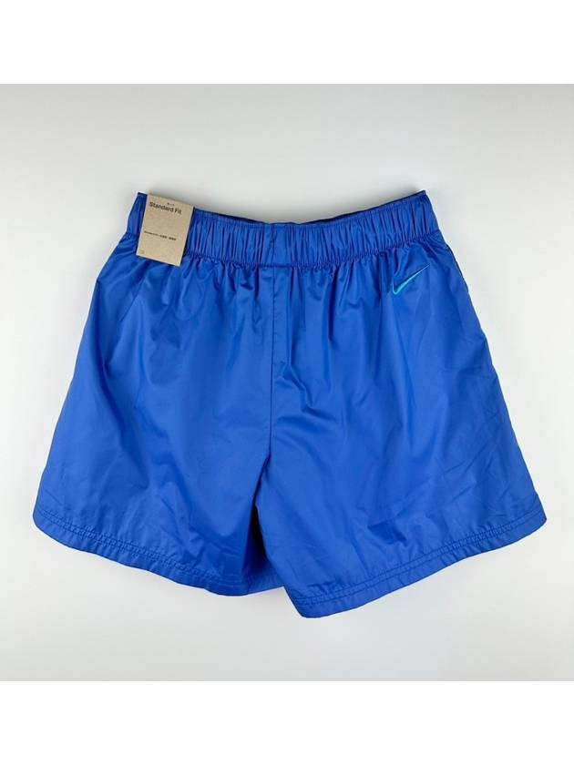 Women's Mid Rise Shorts Blue - NIKE - BALAAN 3