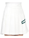 Women's Naomi Pleated Skirt White - J.LINDEBERG - BALAAN 9