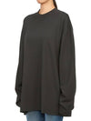 Crew Neck Long Sleeve Sweatshirt Black - LEMAIRE - BALAAN 3