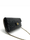 Patent chocolate bar shoulder bag gold - CHANEL - BALAAN 4