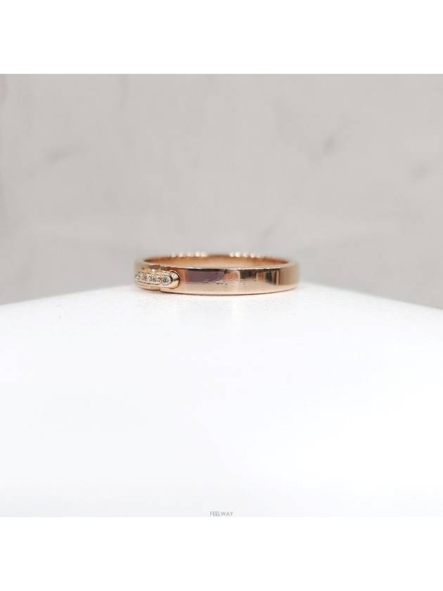 Lux You Diamond Liang Evidence Wedding Band Ring 18K Rose Gold No 55 - CHAUMET - BALAAN 2