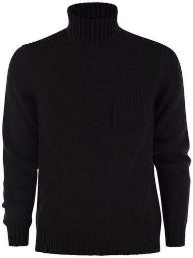 Wool and cashmere turtleneck jumper - FEDELI - BALAAN 1