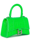 Hourglass Tote Bag Green - BALENCIAGA - BALAAN.