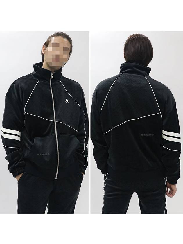 Metal Logo Armband Track Zip-up Jacket Black - MOOSE KNUCKLES - BALAAN 2