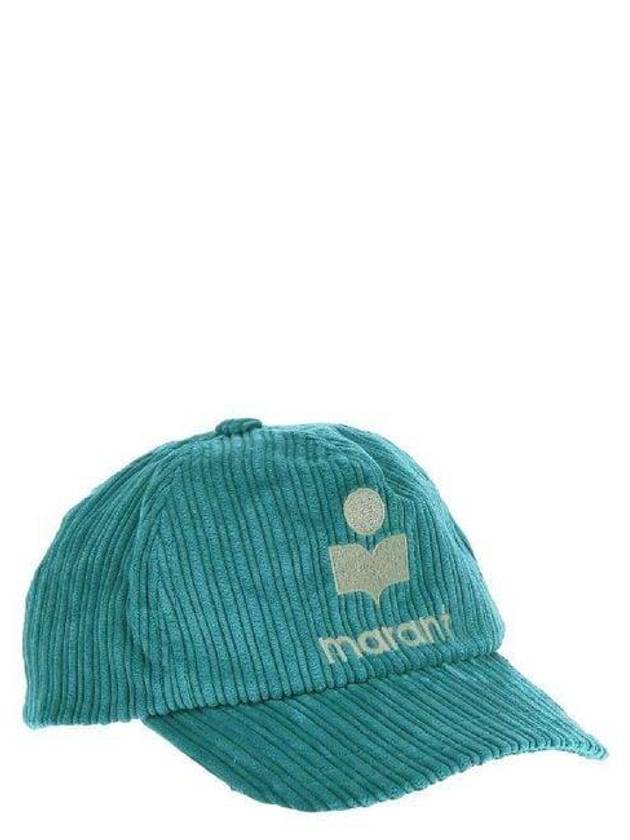 Tyron Corduroy Ball Cap Sky Blue - ISABEL MARANT - BALAAN 3