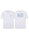 LA Racquet Club Logo Cotton Short Sleeve T-Shirt White - SPORTY & RICH - BALAAN 11