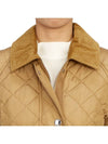 Diamond Quilted Nylon Jacket Beige - BURBERRY - BALAAN 10